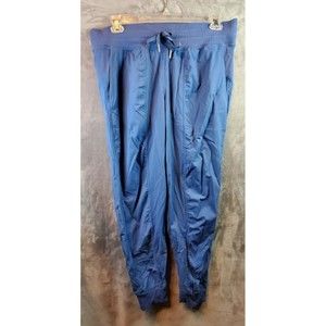 Lululemon Women's Size 14 Blue Dance Studio Joggers Pants Tie Elastic Waist
